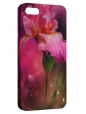 Чехол для iPhone 5/5S, Ирис розовый