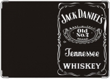 Обложка на паспорт с уголками, Jack Daniel’s