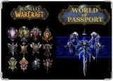 Обложка на паспорт с уголками, Warcraft