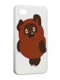 Чехол iPhone 4/4S, медведь