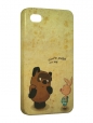 Чехол iPhone 4/4S, Виннипух и пяточок