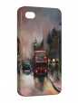 Чехол iPhone 4/4S, Дождливый Лондон
