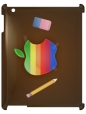 Чехол для iPad 2/3, Яблоко с карандашом и ластиком