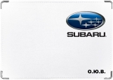 Обложка на автодокументы с уголками, Subaru