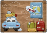 Обложка на паспорт с уголками, Explore