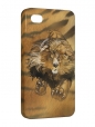 Чехол iPhone 4/4S, lion 2