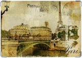 Обложка на паспорт с уголками, Винтаж. Париж.
