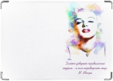 Обложка на паспорт с уголками, Monroe