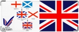 Обложка на студенческий, британский флаг
