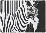Обложка на паспорт с уголками, Текучая зебра