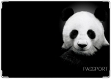 Обложка на паспорт с уголками, Панда