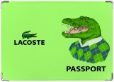 Обложка на паспорт с уголками, Мечта крокодила