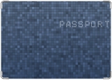 Обложка на паспорт с уголками, Кубики