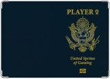Обложка на паспорт с уголками, Player 2