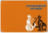Обложка на ветеринарный паспорт, кошки