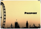 Обложка на паспорт с уголками, London