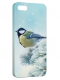 Чехол для iPhone 5/5S, Зима - синица