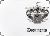 Обложка на автодокументы с уголками, герб