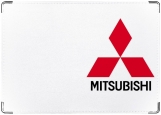 Обложка на автодокументы с уголками, Mitsubishi