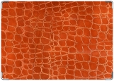 Обложка на паспорт с уголками, Обложка оранжевый кроко
