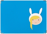 Обложка на паспорт с уголками, Adventure Time Fionna
