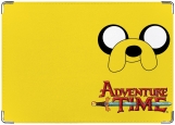 Обложка на паспорт с уголками, Adventure Time Jake