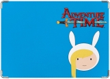 Обложка на паспорт с уголками, Adventure Time Fionna