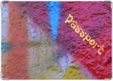 Обложка на паспорт с уголками, Граффити