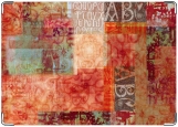 Обложка на паспорт с уголками, Пэчворк