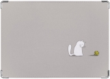 Обложка на автодокументы с уголками, Кошка с клубком