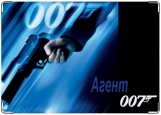 Обложка на автодокументы с уголками, Агент 007