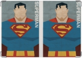 Обложка на автодокументы с уголками, Superman