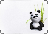 Обложка на автодокументы с уголками, панда