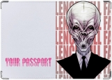 Обложка на паспорт с уголками, Тишина