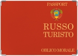 Обложка на паспорт с уголками, RUSSO TURISTO