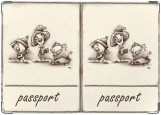 Обложка на паспорт с уголками, Бродячие музыканты