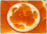 Обложка на паспорт с уголками, апельсин
