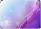 Обложка на автодокументы с уголками, фиолетовая абстракция