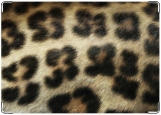 Обложка на паспорт с уголками, светлый леопард