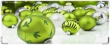 Обложка на студенческий, зеленные шарики