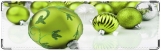 Визитница/Картхолдер, зеленные шарики