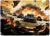 Обложка на автодокументы с уголками, World Of Tanks