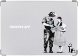 Обложка на автодокументы с уголками, Banksy Страна Озз