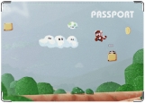 Обложка на паспорт с уголками, Марио