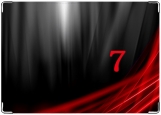 Обложка на автодокументы с уголками, Семерка (Red)