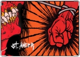 Обложка на автодокументы с уголками, Metallica St Anger