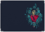 Обложка на паспорт с уголками, MJ