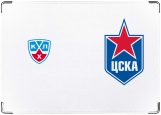 Обложка на паспорт с уголками, ЦСКА Москва КХЛ