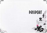 Обложка на паспорт с уголками, Узор