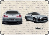 Обложка на автодокументы с уголками, Nissan
